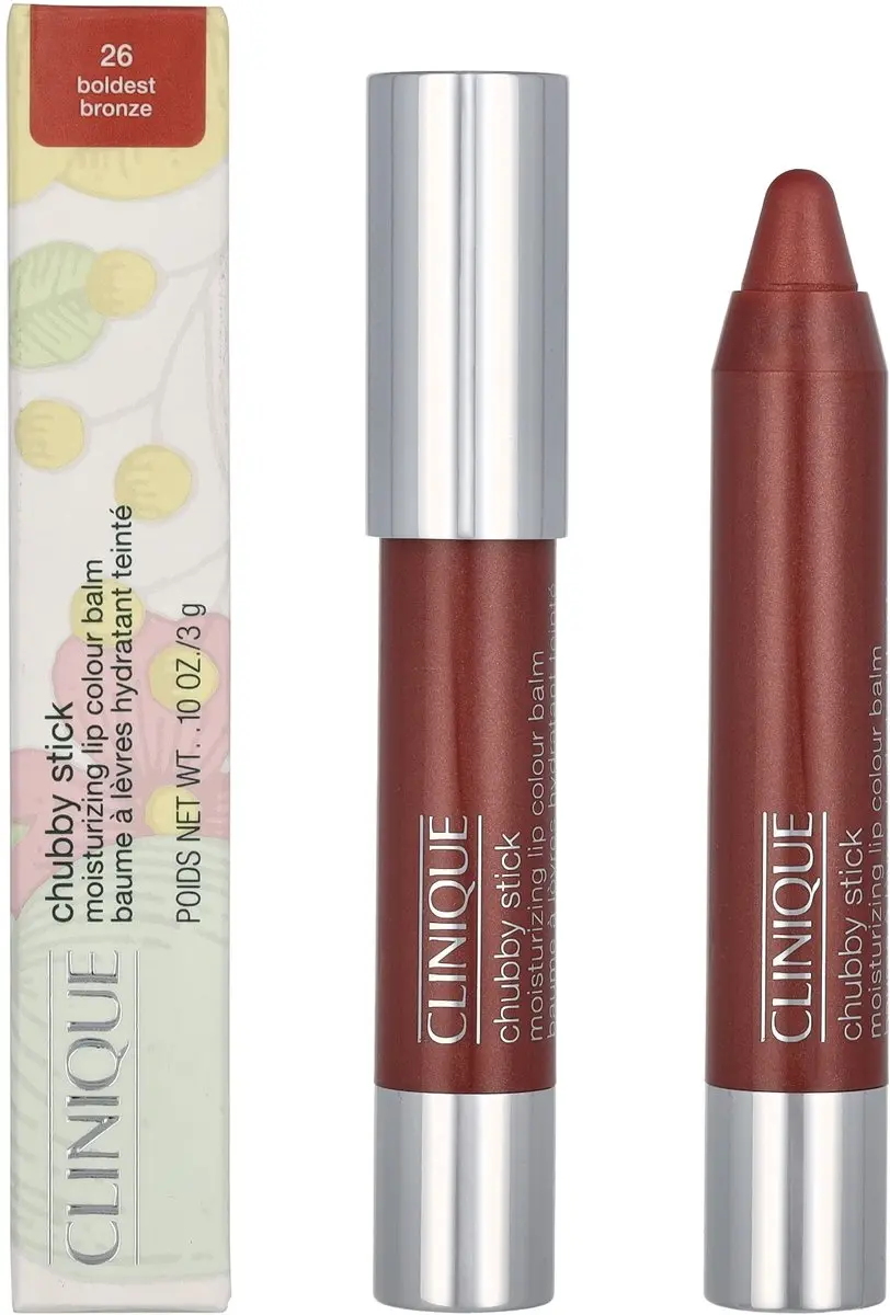 Clinique Chubby Stick Lip Colour Balm 002 Boldest Bronze - 3g