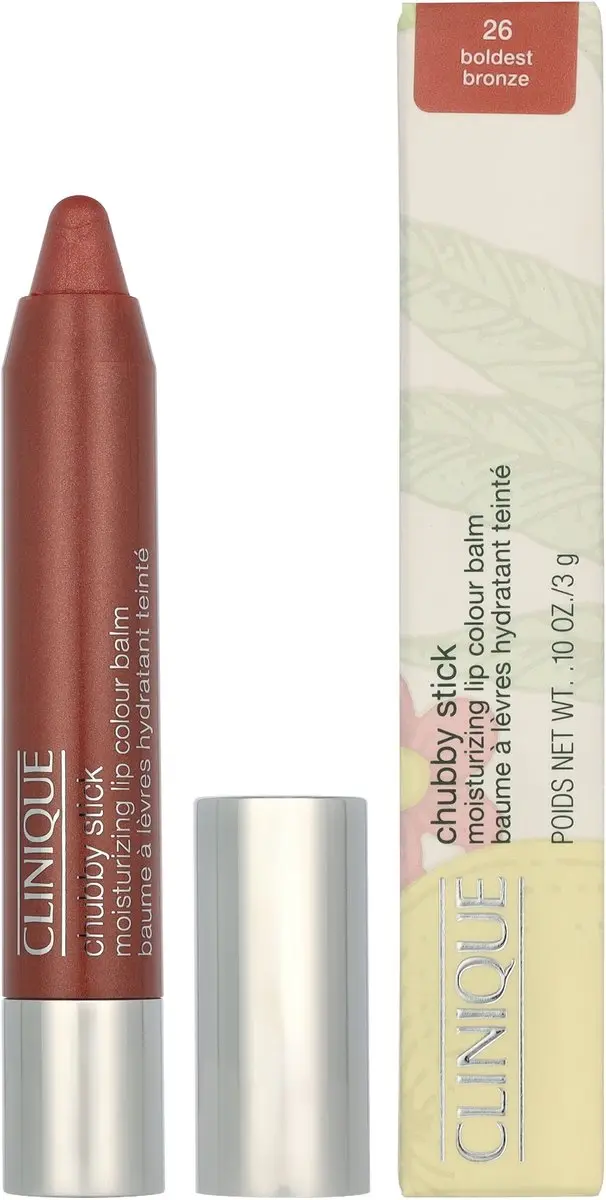 Clinique Chubby Stick Lip Colour Balm 002 Boldest Bronze - 3g