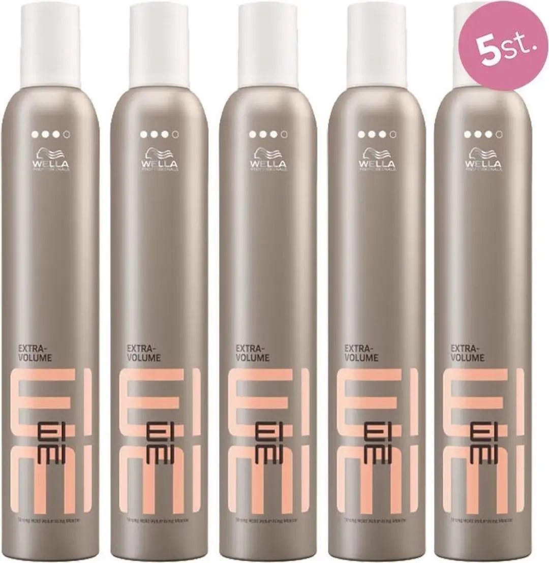 Wella EIMI Extra Volume Mousse 500ml - 5 Stuks