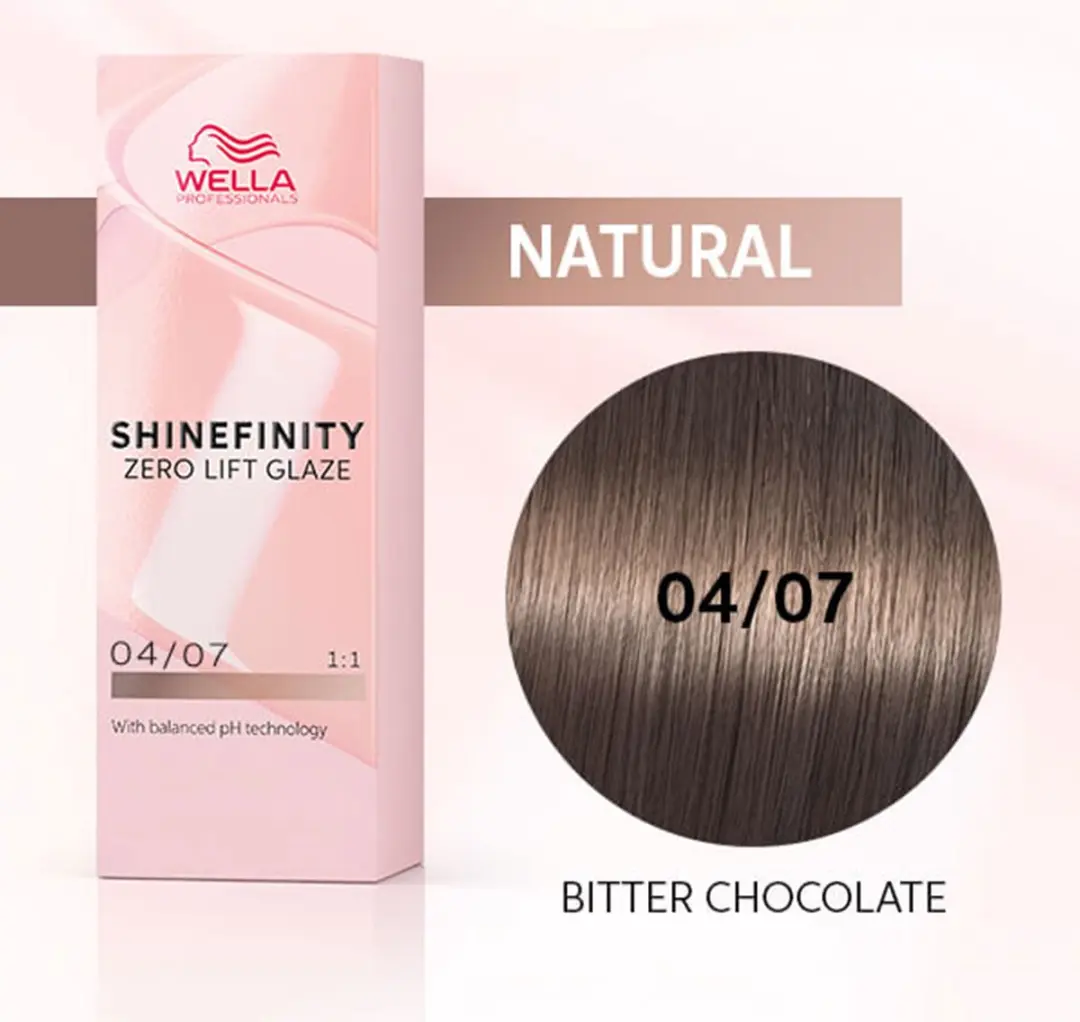 Wella Professionals ShineFinity Haarverf 04/07 - 60ml