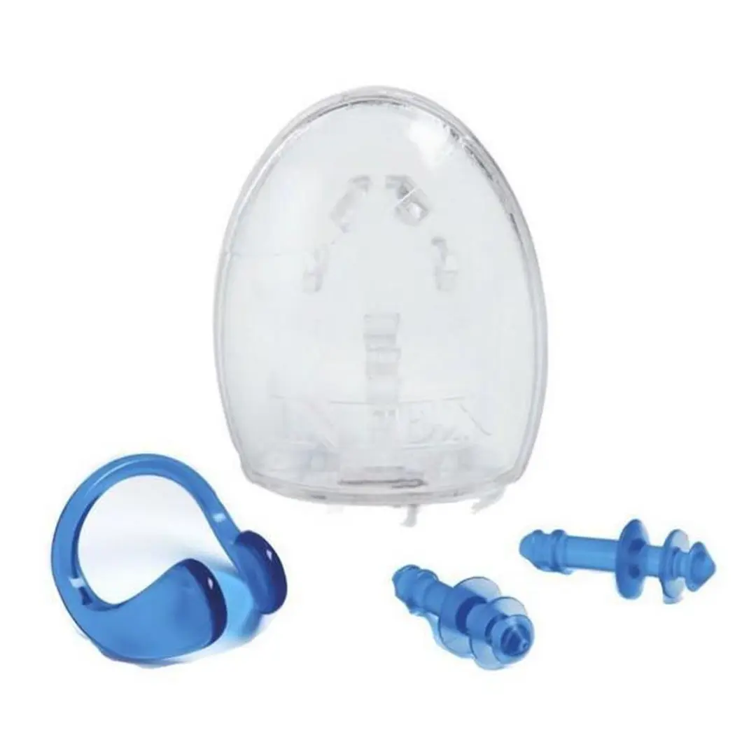 Intex 55609 Oordoppen met neusclip - Blauw