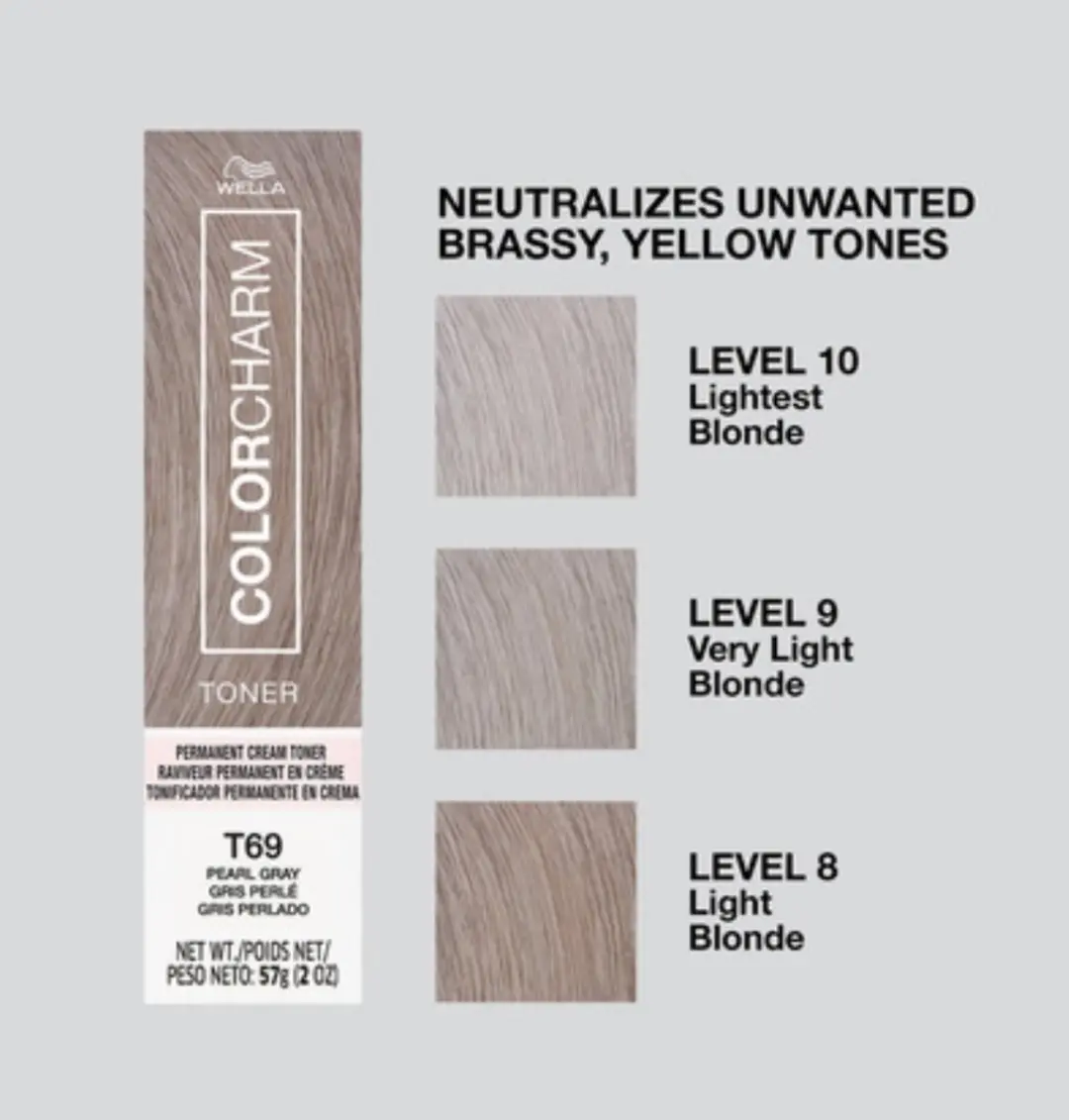 Wella Professionals T69 Pearl Gray Toner 167ml - 2 Stuks