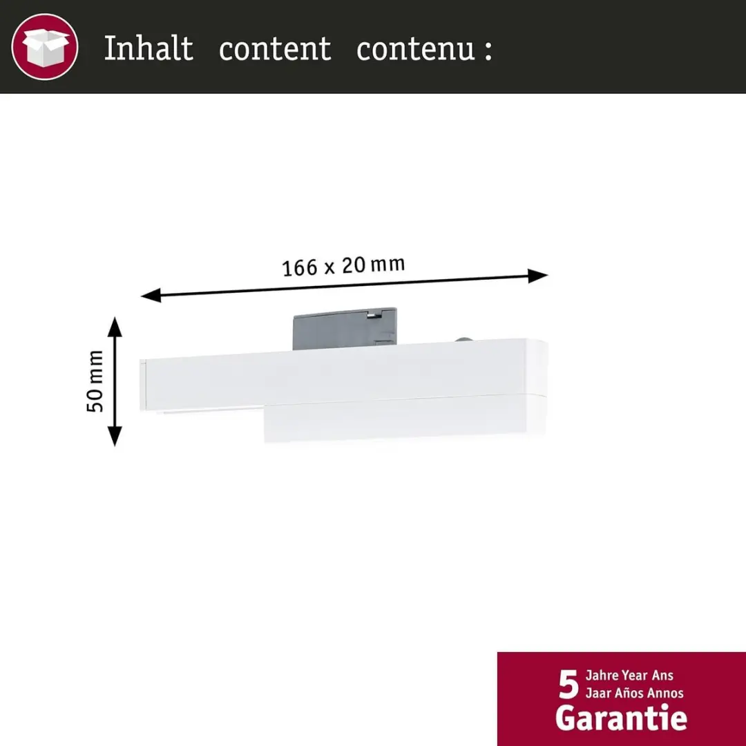 Paulmann URail Zigbee 3.0 Railadapter - Wit