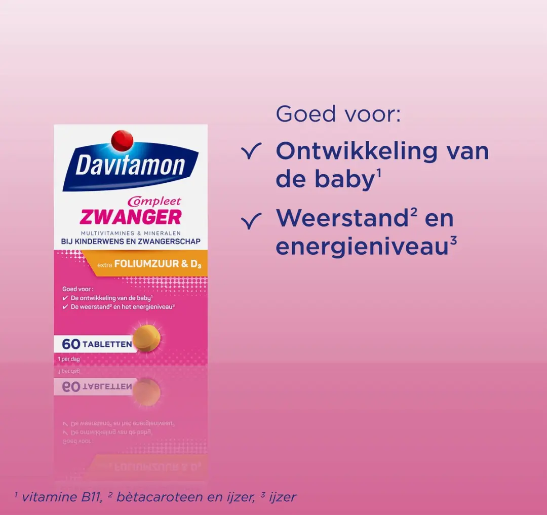 Davitamon Mama Compleet Zwanger - 60 Tabletten