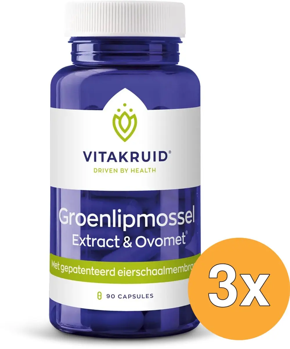 Vitakruid Groenlipmossel & Ovomet 90 Capsules