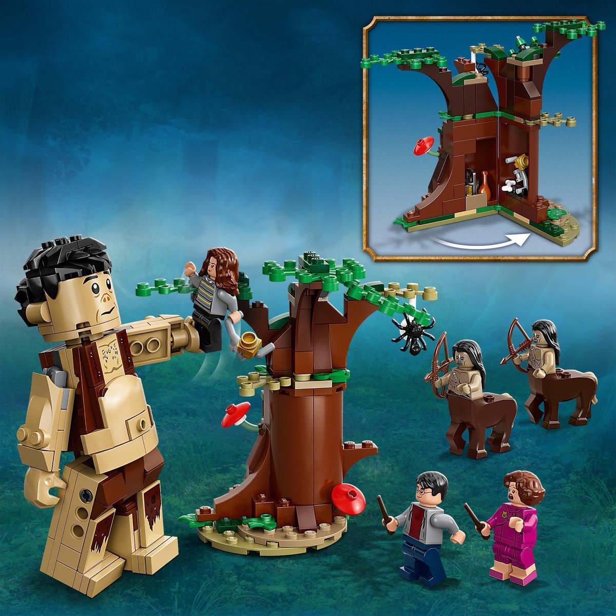 LEGO Harry Potter Het Verboden Bos: Omber's Ontmoeting met Groemp - 75967