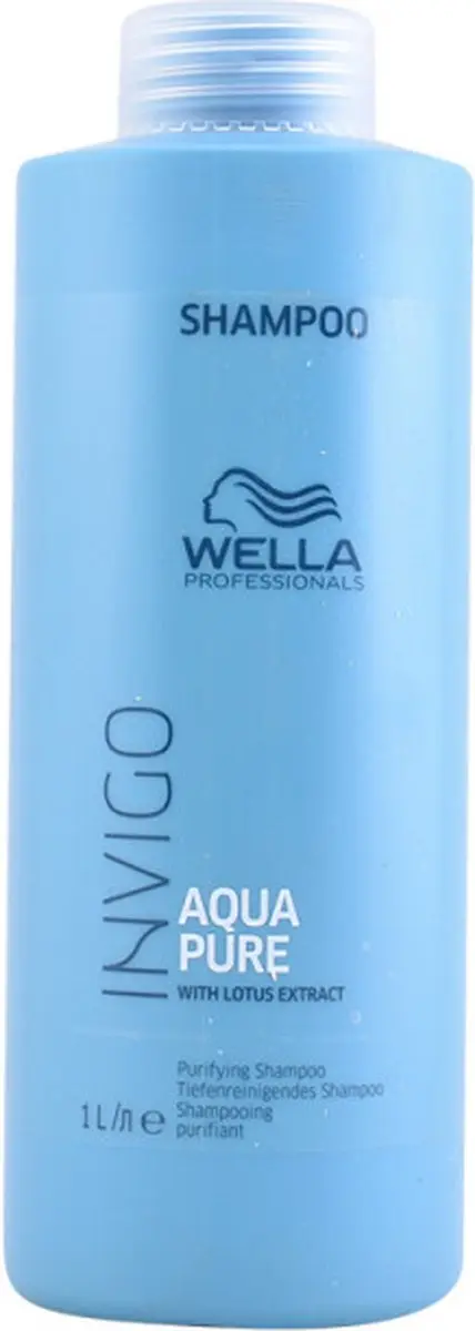 Wella Professionals Invigo Aqua Pure Shampoo 1000ml - afbeelding 6 van 6