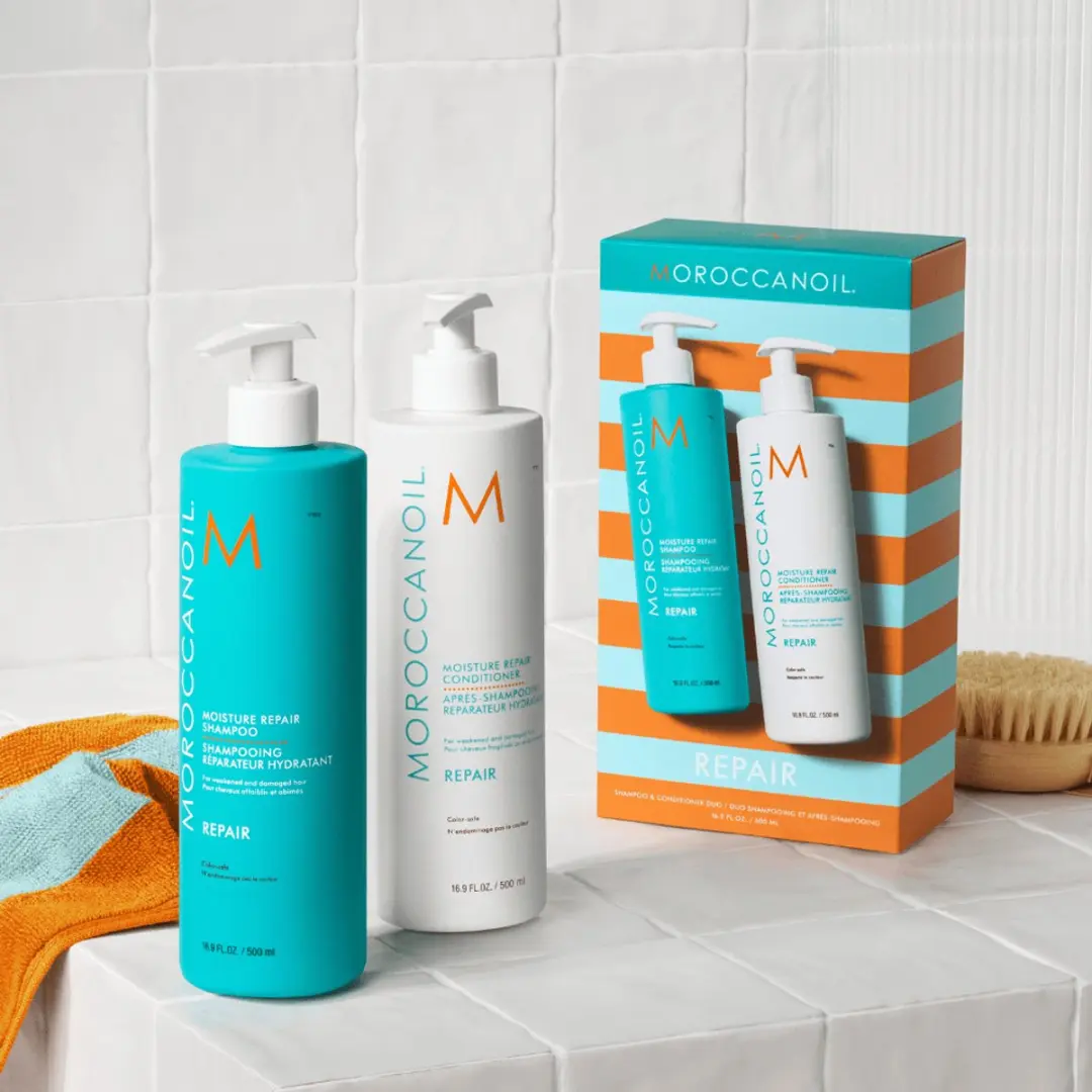 Moroccanoil Moisture Repair Duo 500ml - Shampoo & Conditioner