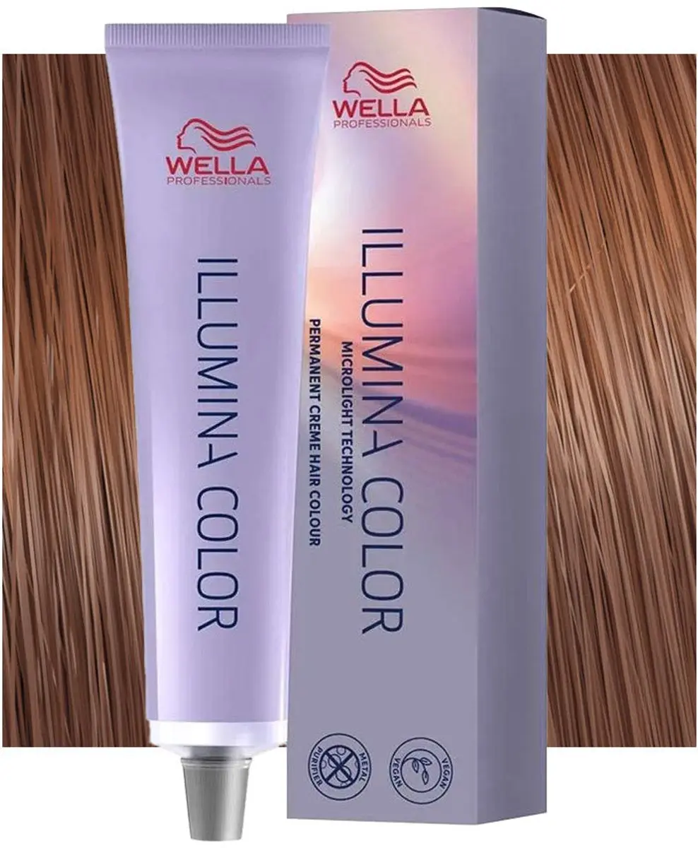 Wella Professionals Illumina Color 7/53 Rosegold Blonde 60ml - afbeelding 6 van 6