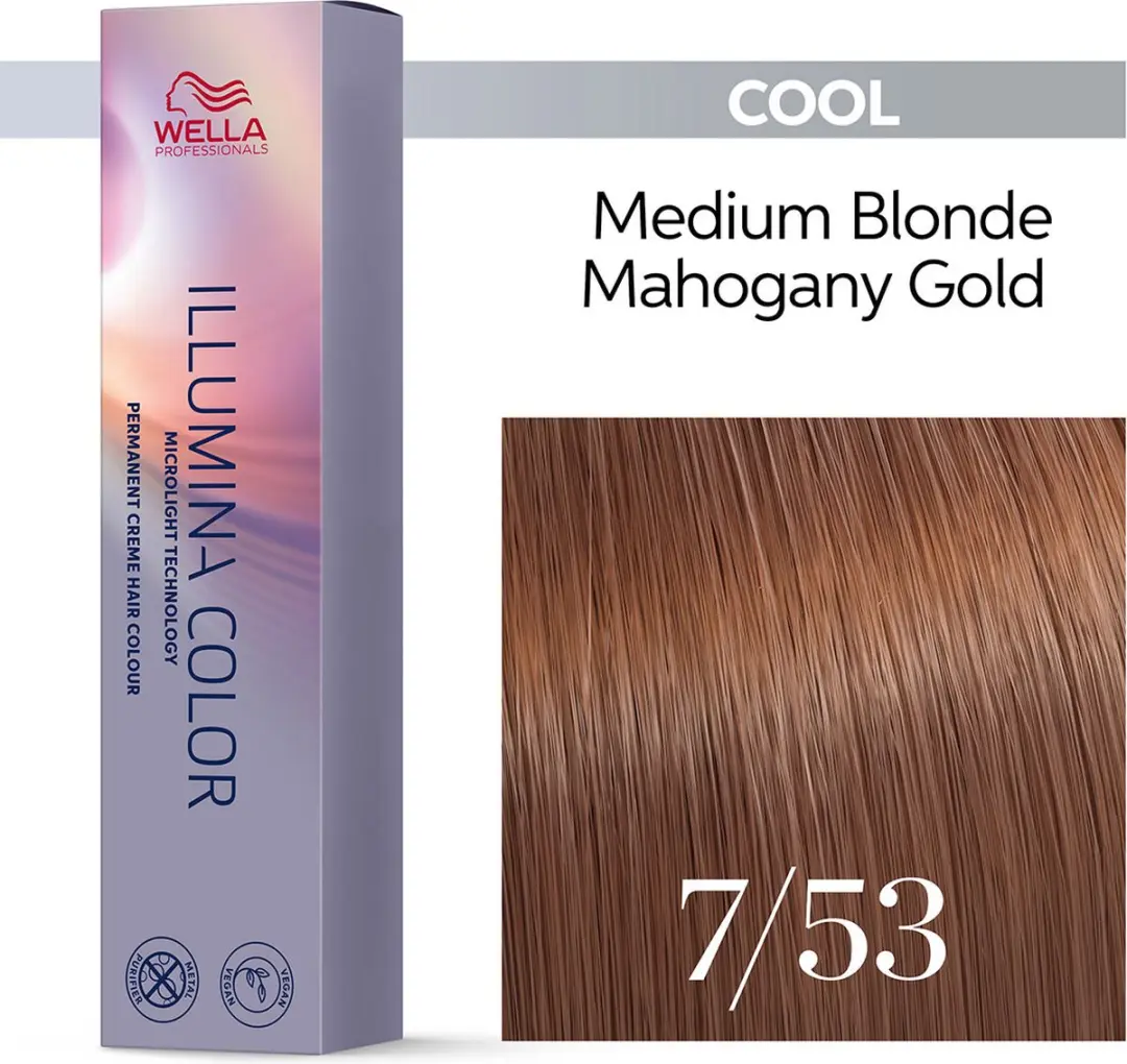 Wella Professionals Illumina Color 7/53 Rosegold Blonde 60ml