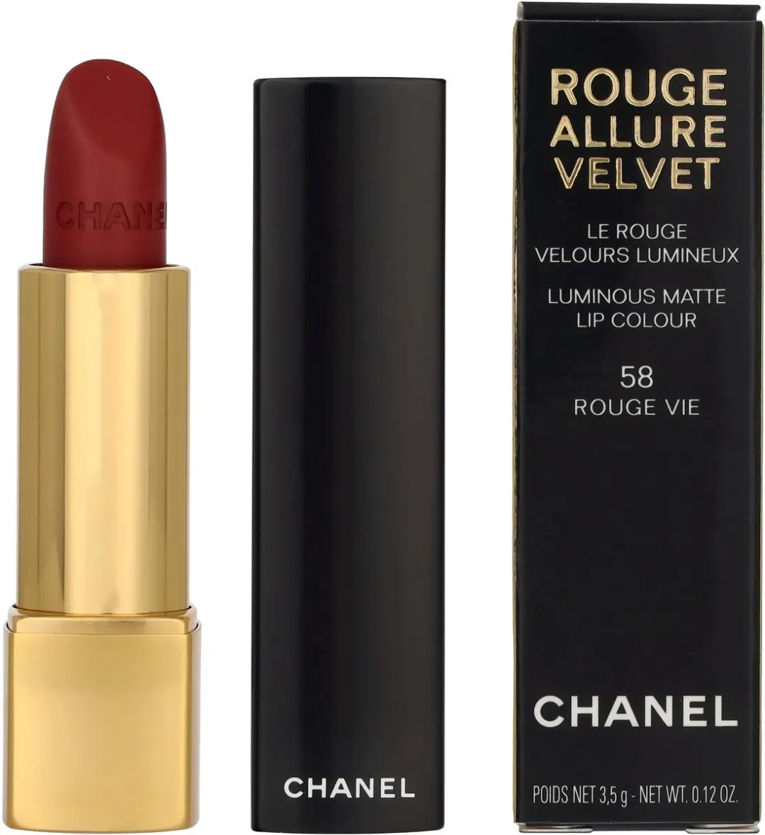 Chanel Rouge Allure Velvet Matte Lippenstift 58 Rouge Vie - 3.5g