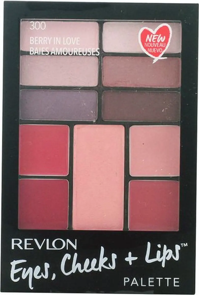Revlon Eyes & Cheeks + Lips Palette 300 Berry In Love - 11 Kleuren