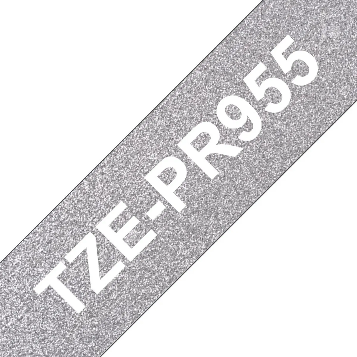 Brother TZe-PR955 Labeltape - Zilver/Wit 24mm 8m