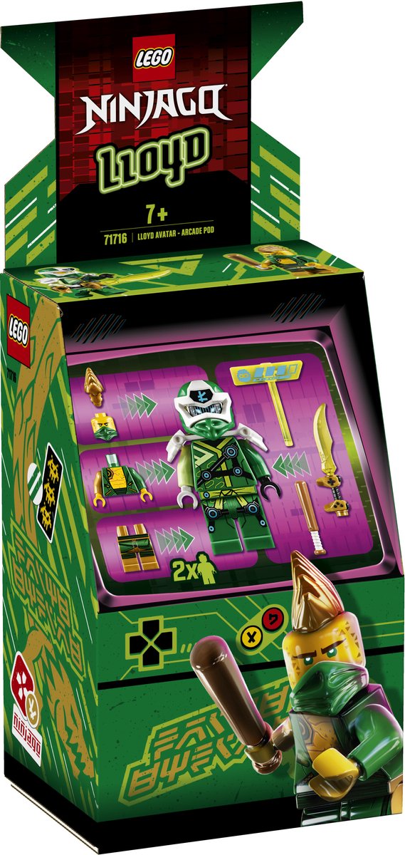 LEGO NINJAGO Arcade Pod Lloyd Avatar - 71716