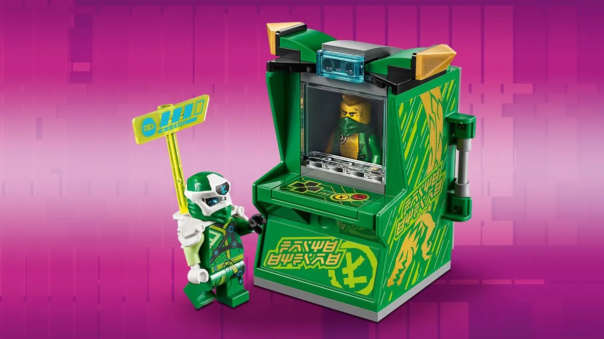LEGO Ninjago Arcade Pod Lloyd 71716 - 1 Minifiguur - Groen - afbeelding 5 van 6