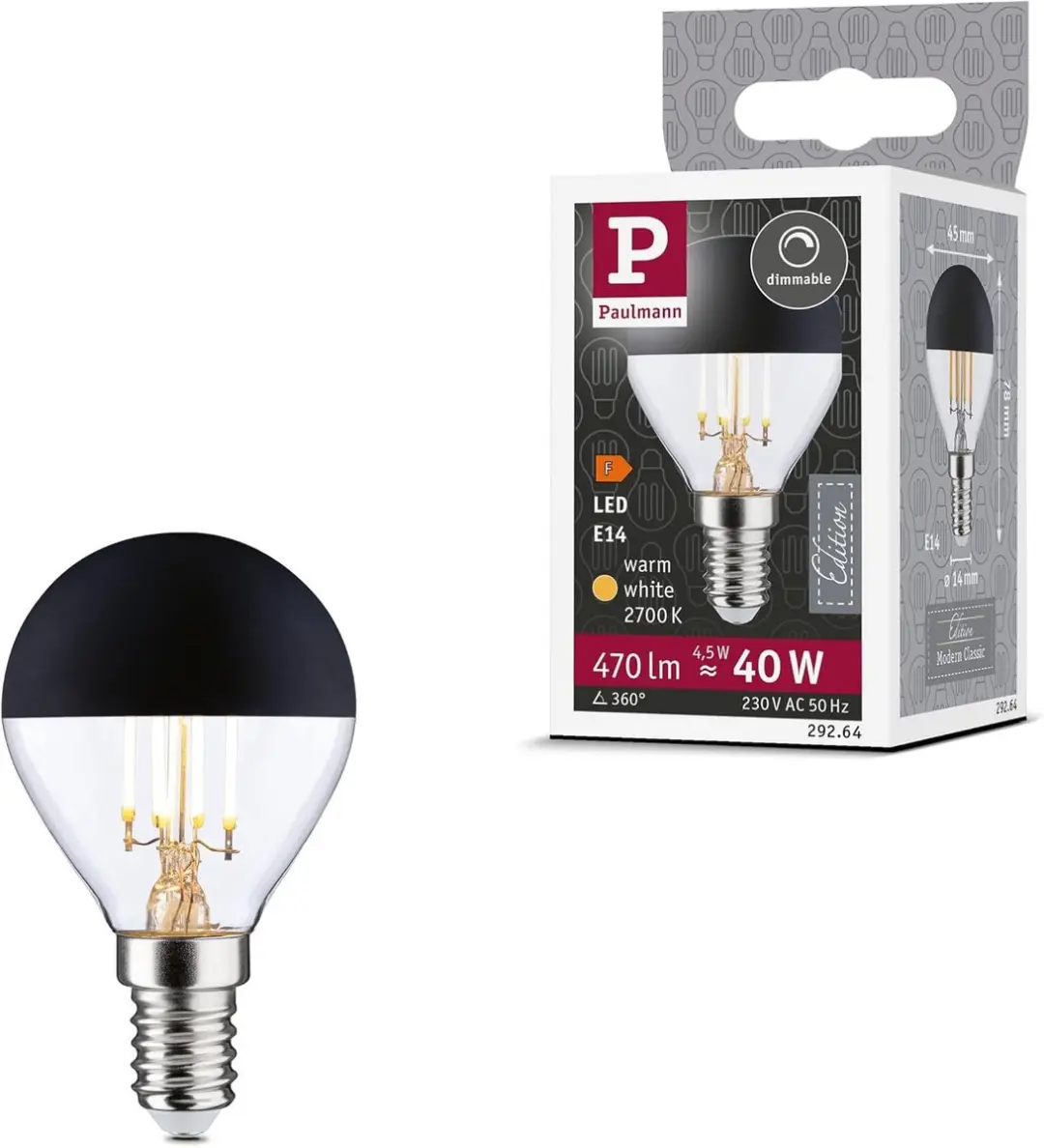 Paulmann Modern Classic LED Reflector E14 470lm 4,5W 2700K