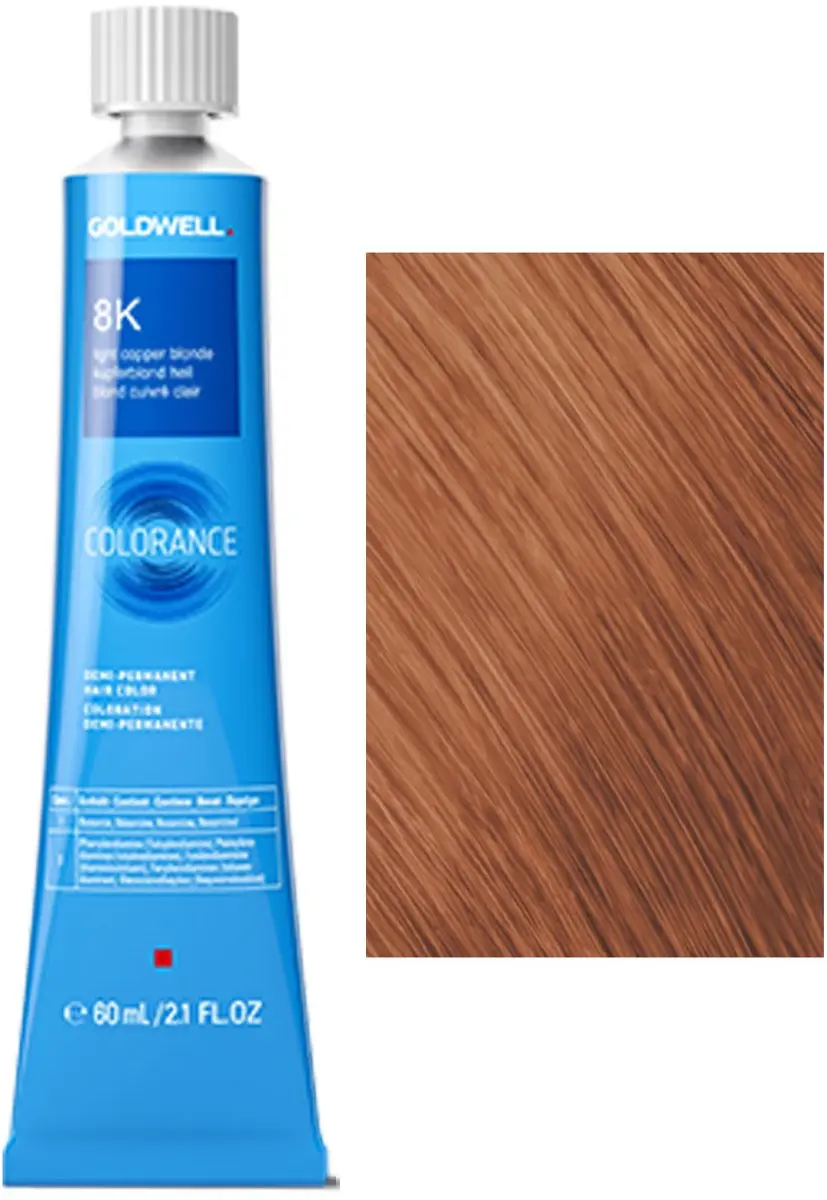 Goldwell Colorance Color Tube 8-K Light Copper Blonde 60ml