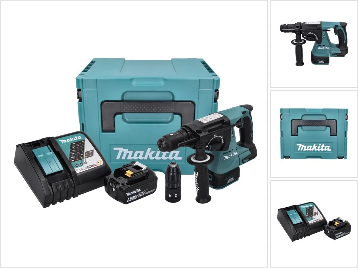 Makita DHR243RT1J Accuboormachine 18V SDS-plus Brushless