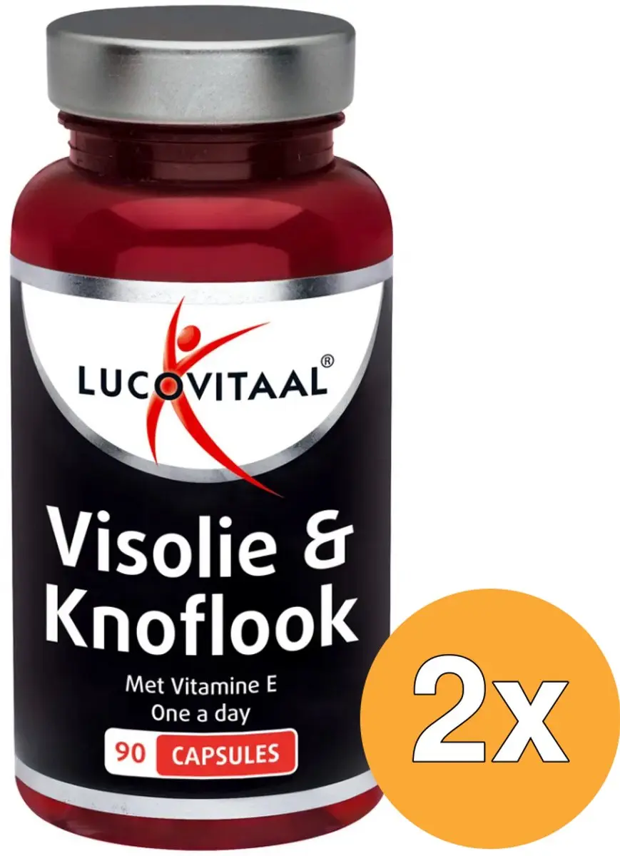 Lucovitaal Visolie & Knoflook 180 Capsules