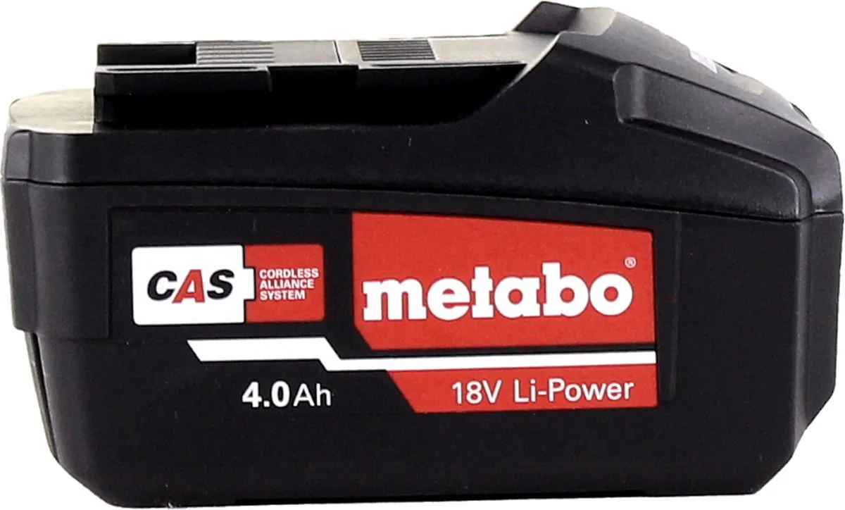 Metabo CAS 18V 4.0Ah Basisset - 2x Accu + Oplader
