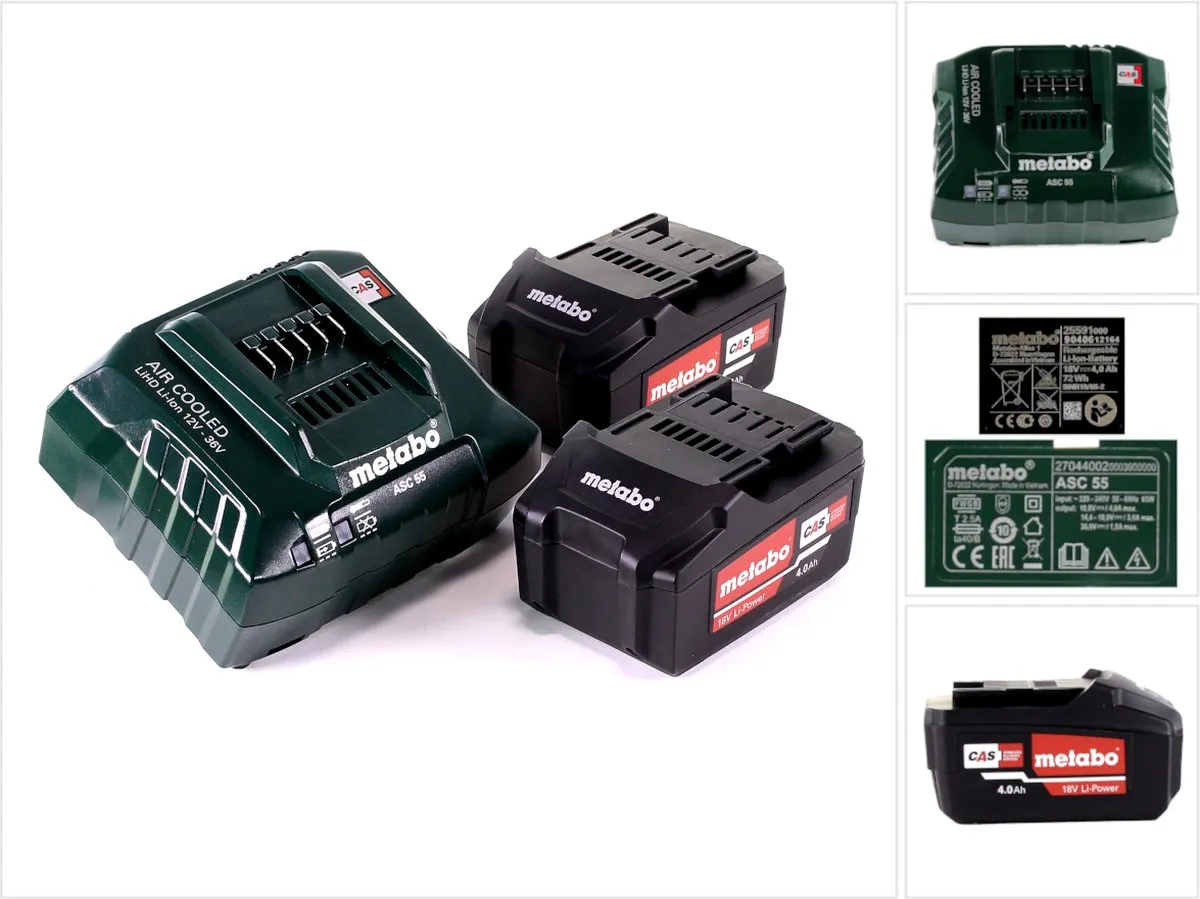 Metabo CAS 18V 4.0Ah Basisset