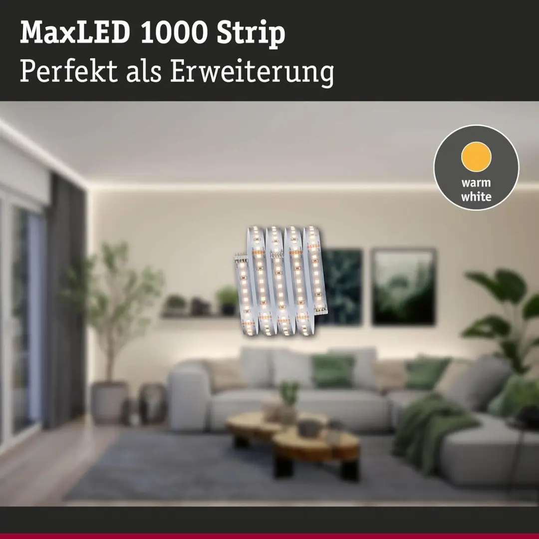 Paulmann MaxLED 1000 LED-strip 2,5m 18W 1100lm/m 2700K