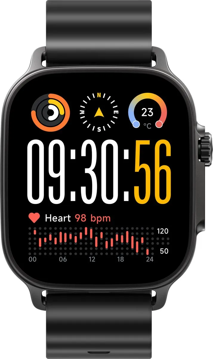 Realme Smartwatch 631123000036 - 45mm - 1.97" - 460mAh - Zwart