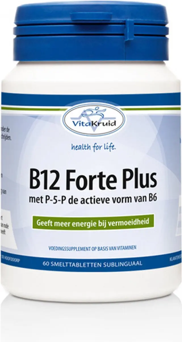 Vitakruid B12 Forte Plus Smelttabletten 60 Stuks - afbeelding 6 van 6