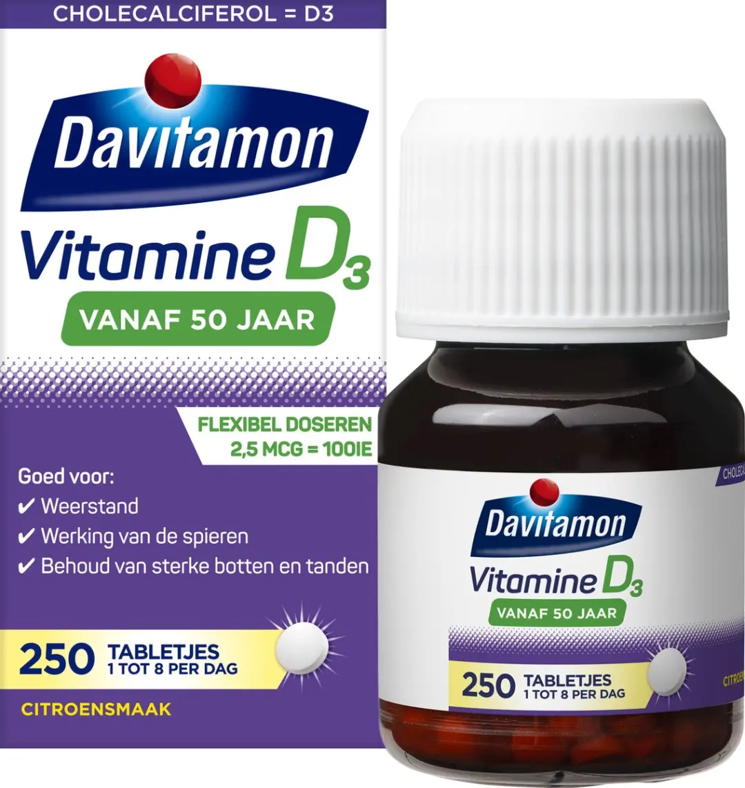 Davitamon Vitamine D3 250 Stuks