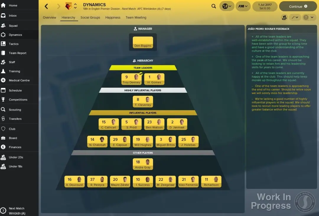 Sega Football Manager 2018 PC