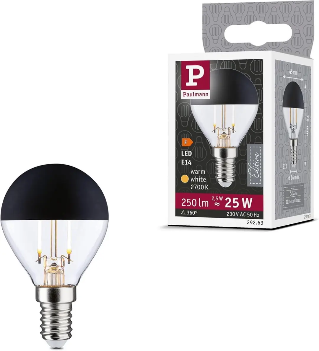 Paulmann Modern Classic Edition LED Reflector E14 250lm