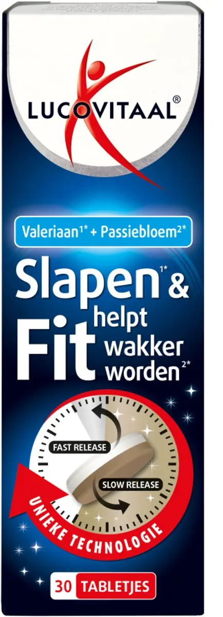 Lucovitaal Slapen & Fit Wakker Worden 30 tabletten - 30mg
