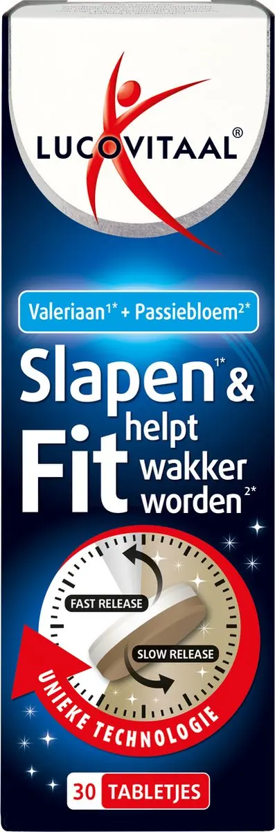 Lucovitaal Slapen & Fit Wakker Worden 30 tabletten