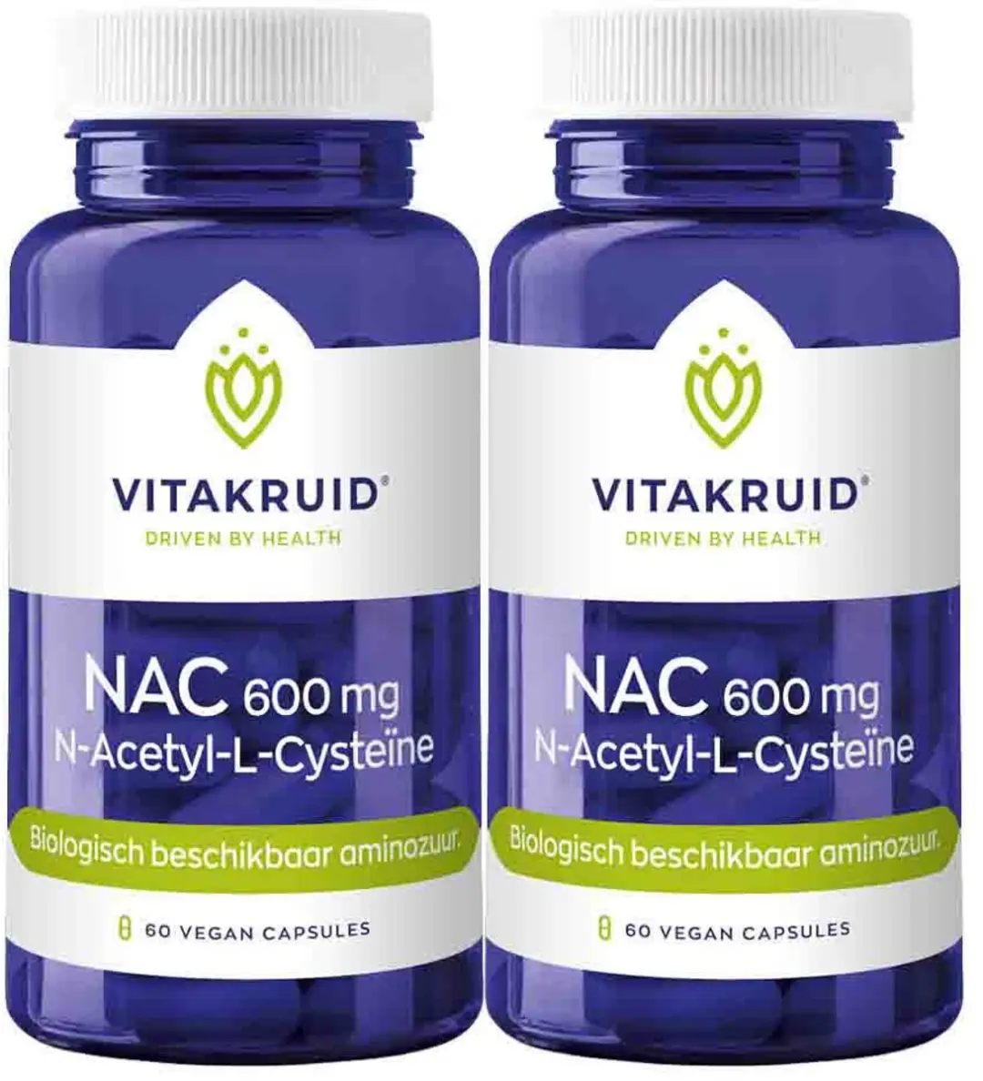 Vitakruid NAC 600mg N-Acetyl-L-Cysteïne