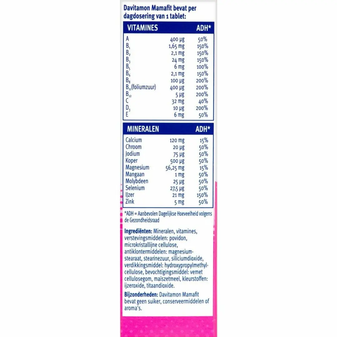 Davitamon Compleet Mama Fit - 240g (4x60 tabletten)