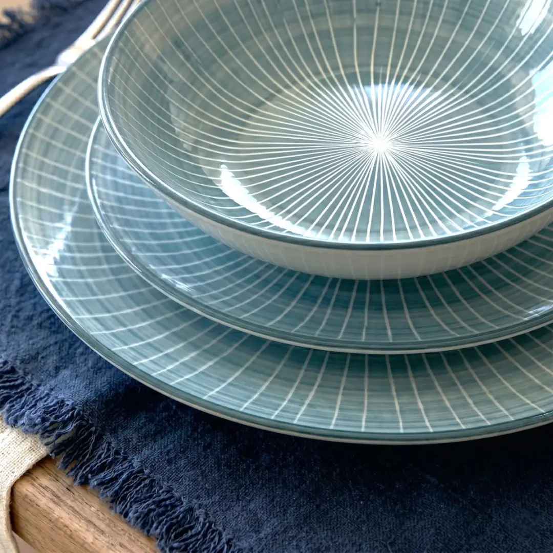 Cookinglife Serviesset Cala Blauw - 12-delig
