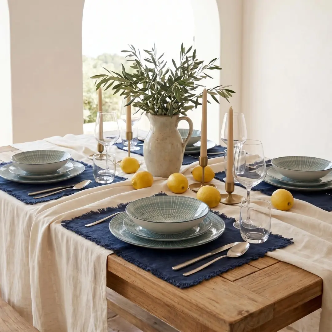 Cookinglife Serviesset Cala Blauw - 12-delig