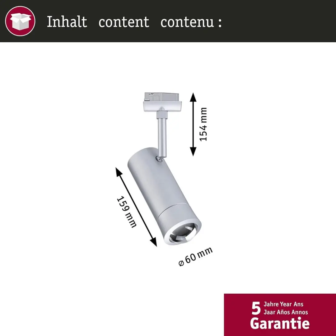 Paulmann URail Spot Smart Home Zigbee 3.0 RGBW 230lm