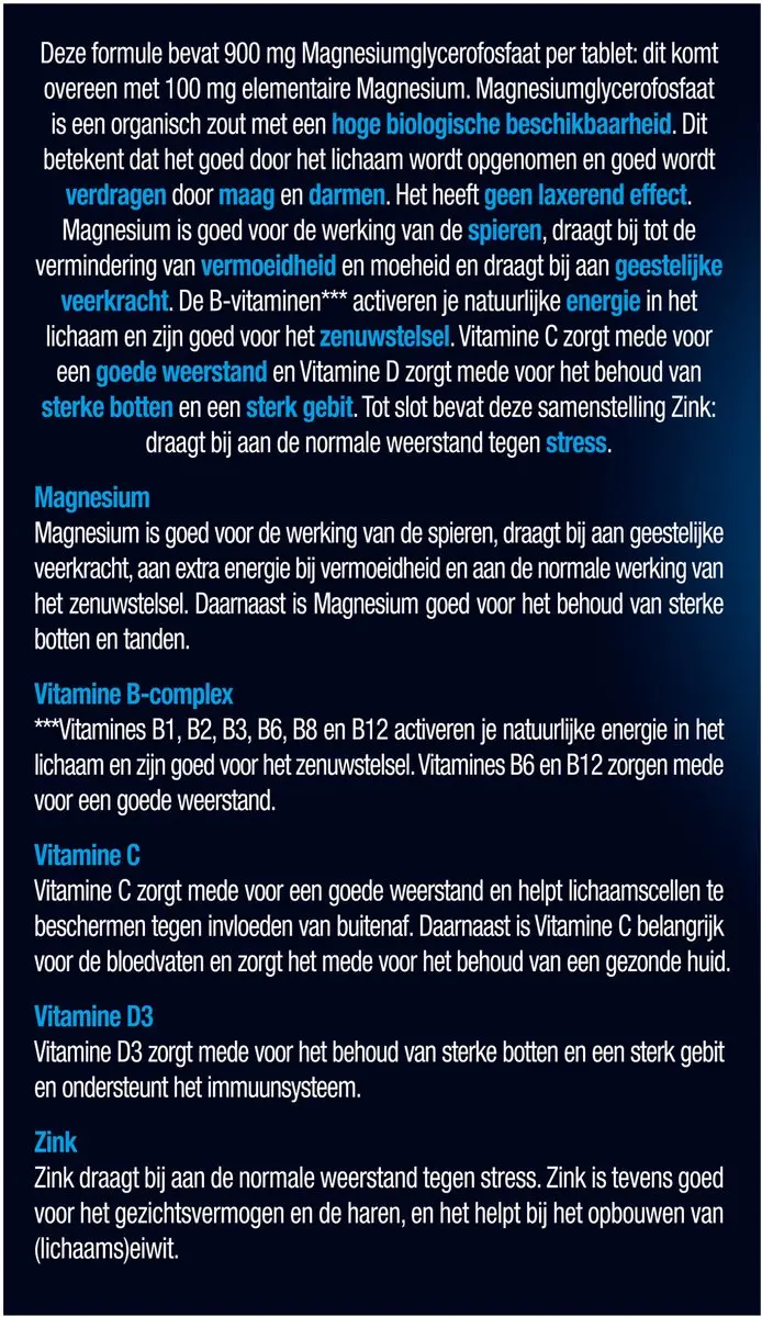 Lucovitaal Spanning Stress Vermoeidheid Voedingssupplement 45 tabletten