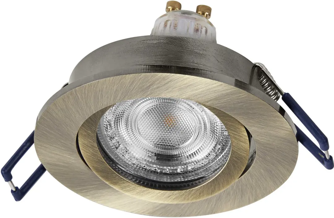 Osram Spot Set LED Inbouwspot 4,5W GU10 Groen Messing - 3 Stuks