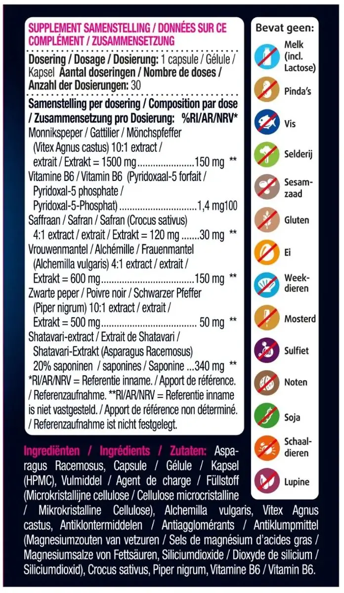 Lucovitaal Cyclus Comfort Capsules 30 stuks