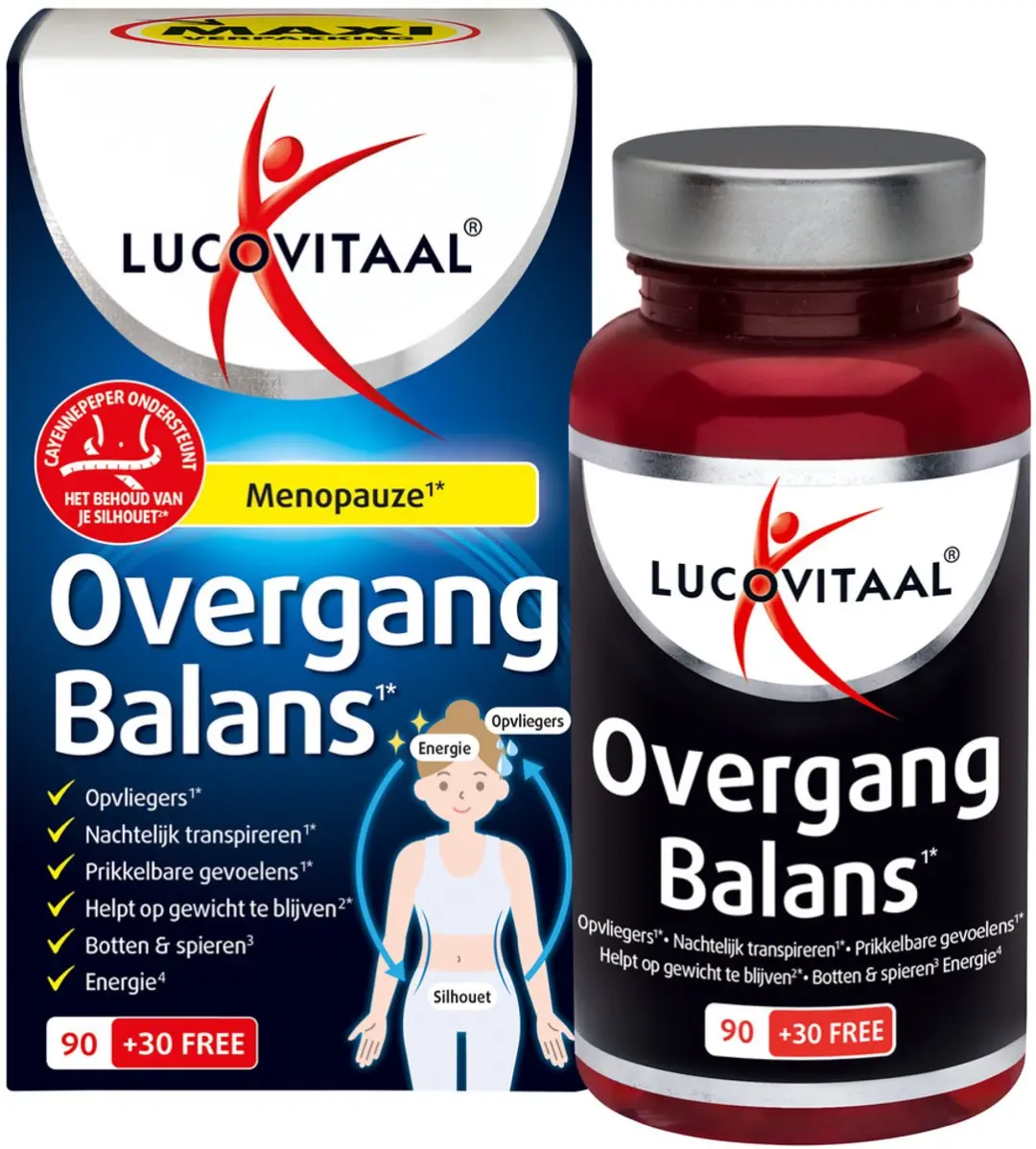 Lucovitaal Overgang Balans Maxi 120 Tabletten - afbeelding 6 van 6