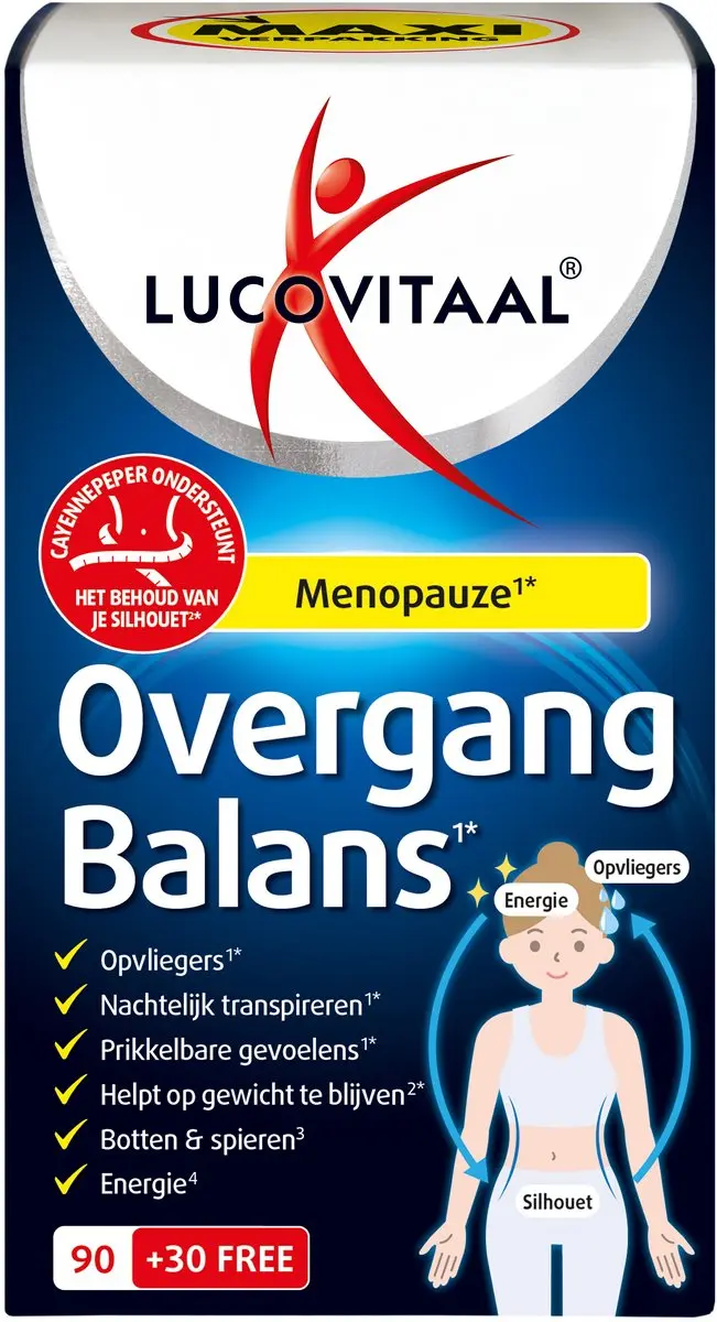 Lucovitaal Overgang Balans Maxi 120 Tabletten