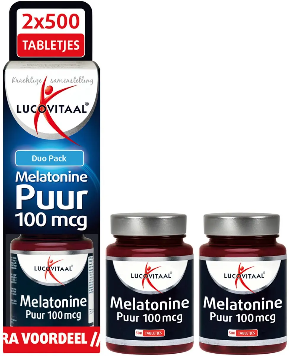 Lucovitaal Melatonine 100mcg DUO Pack - 303g