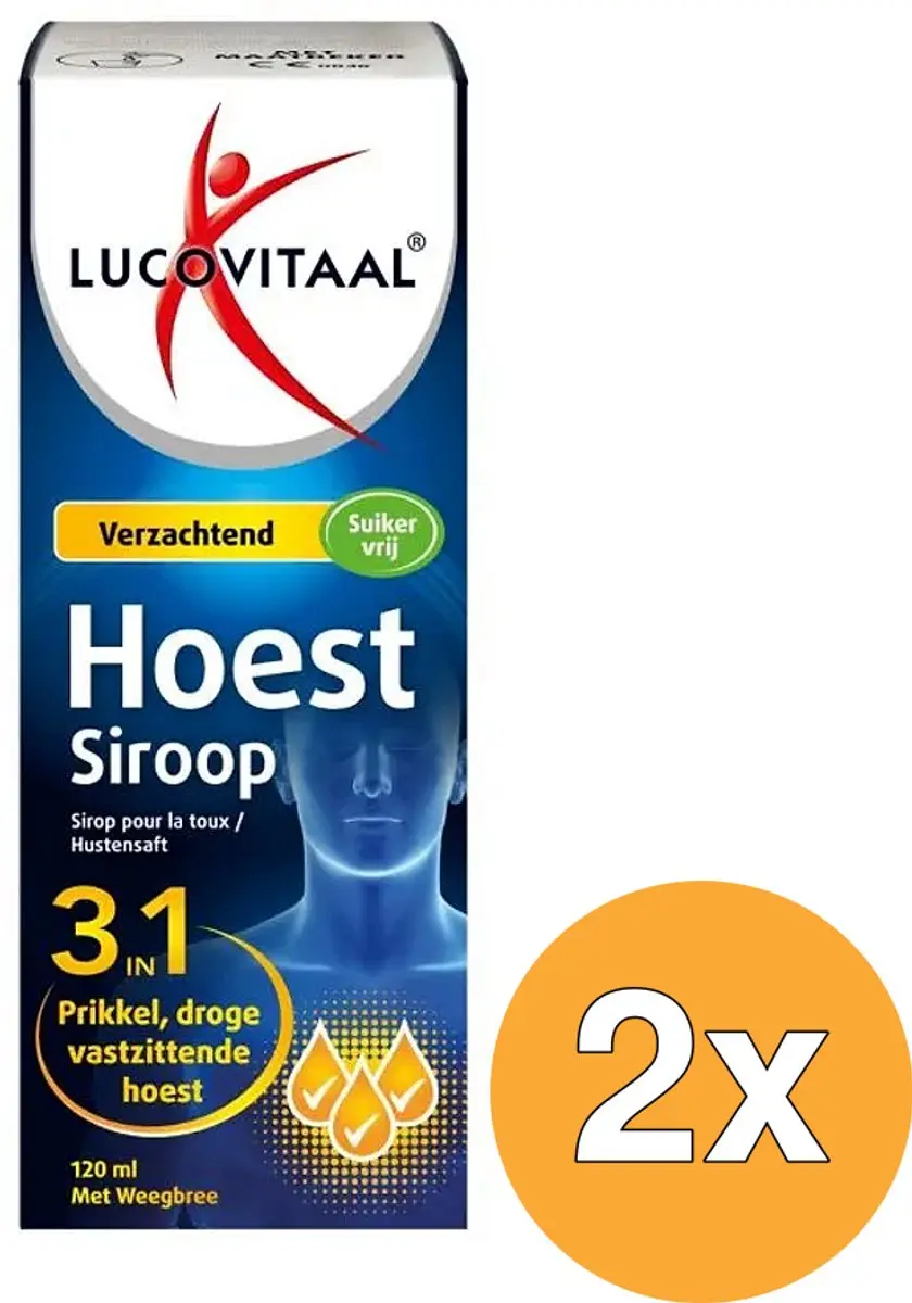 Lucovitaal Hoestsiroop 3-in-1 120ml