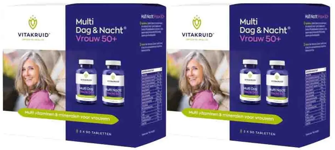 Vitakruid Multi Dag & Nacht Vrouw 50+
