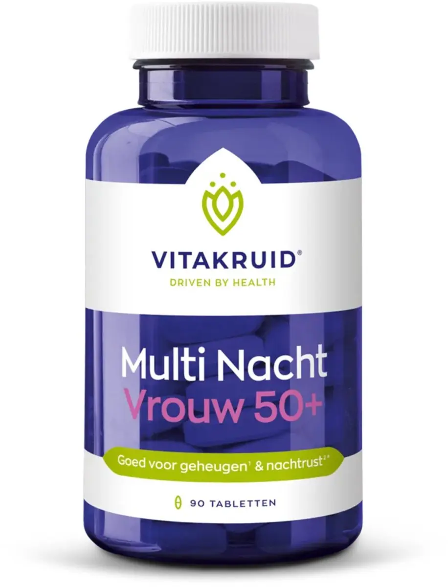 Vitakruid Multi Dag & Nacht Vrouw 50+ - 20 Stuks