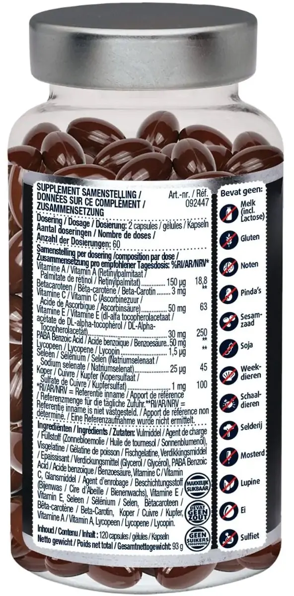 Lucovitaal Pigmentatie Huid Capsules - 120 Stuks