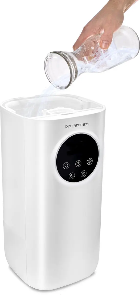 Trotec B 7 E Ultrasone Luchtbevochtiger - 5L - UV-lamp - Wit/zilver