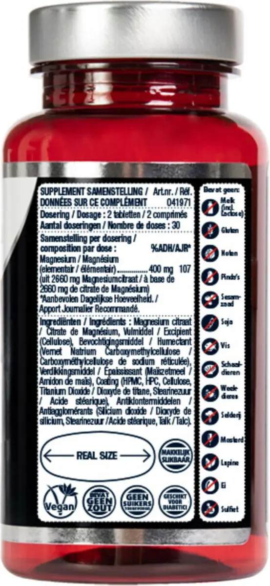 Lucovitaal Magnesium Citraat 400mg - 180 tabletten